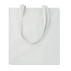 Non-woven boodschappentas met lange hengsels - Wit