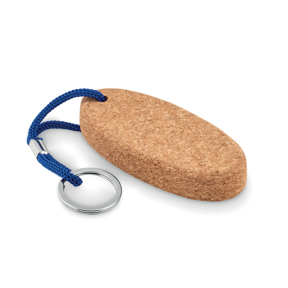 ovale kurken drijvende sleutelhanger side 196161