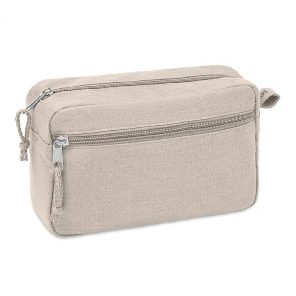 Naima toilettas van 100% hennep, Beige - 196165