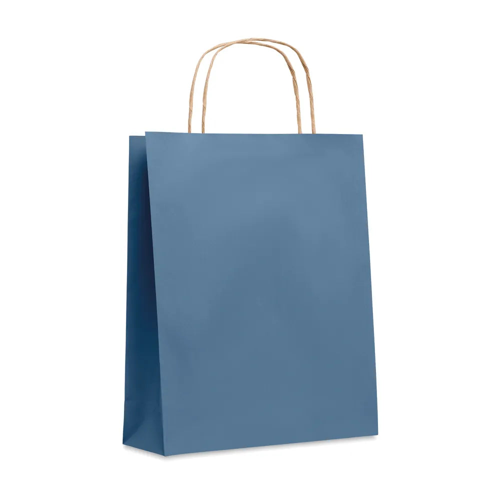 Kleine papieren geschenktas 90 g/m², Blauw - 196172
