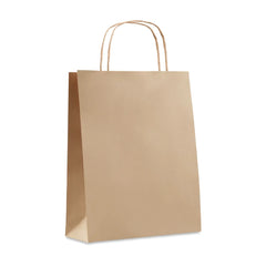 Kleine papieren geschenktas 90 g/m² - Bruin