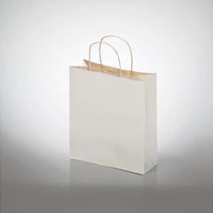 Kleine papieren geschenktas 90 g/m² - Wit