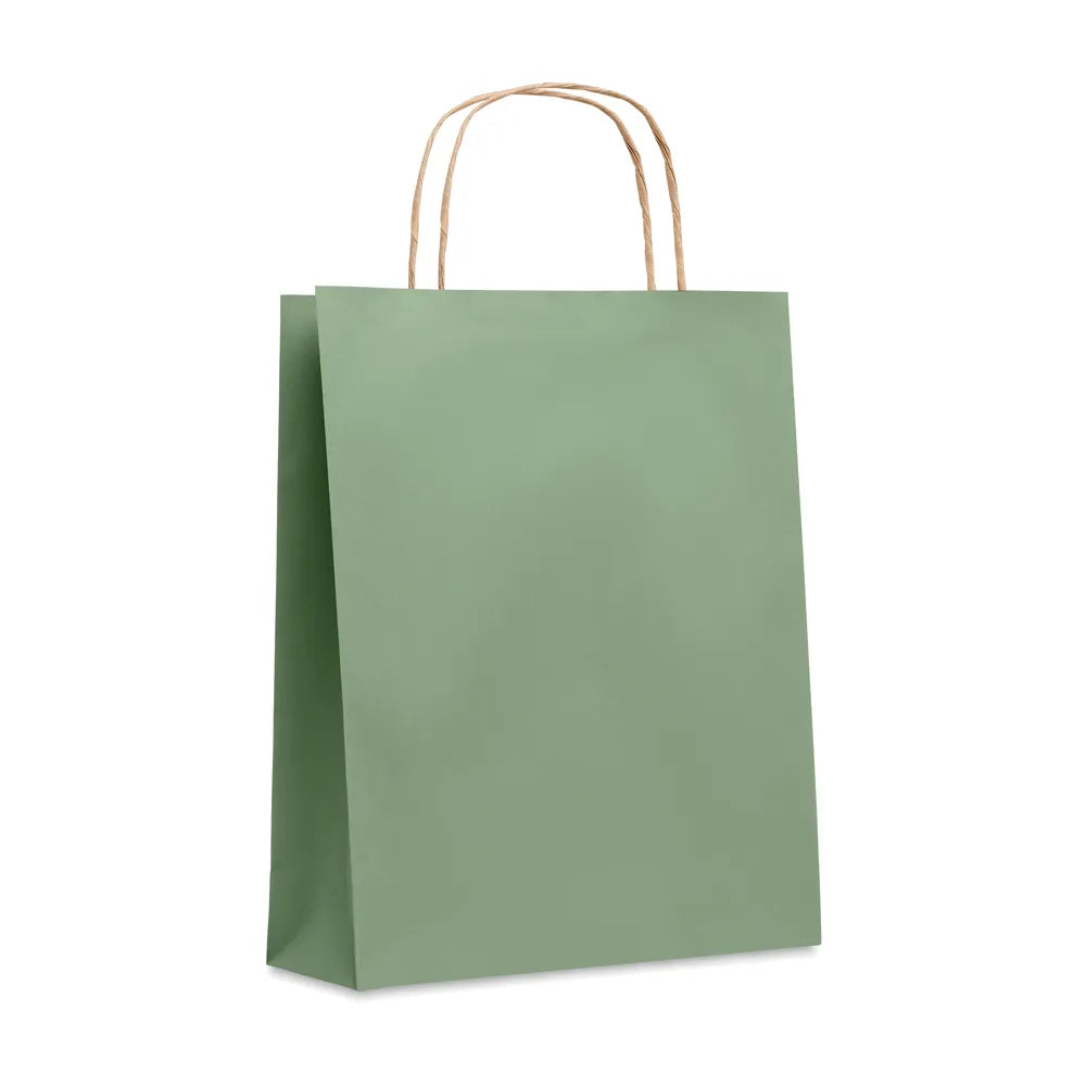 Kleine papieren geschenktas 90 g/m², Groen - 196172