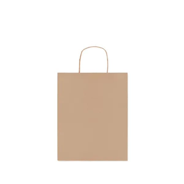 Medium papieren geschenktas 90 g/m², Bruin - 196173