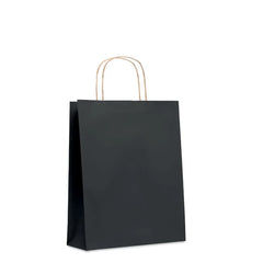 Medium papieren geschenktas 90 g/m² - Zwart