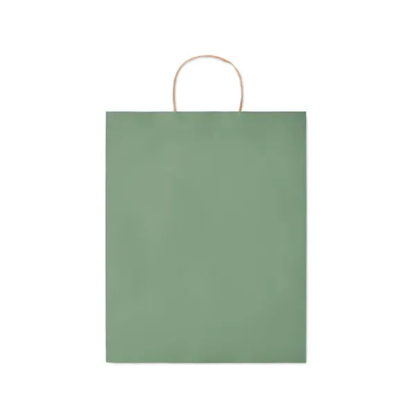 Grote papieren geschenktas 90 gr/m², Groen - 196174