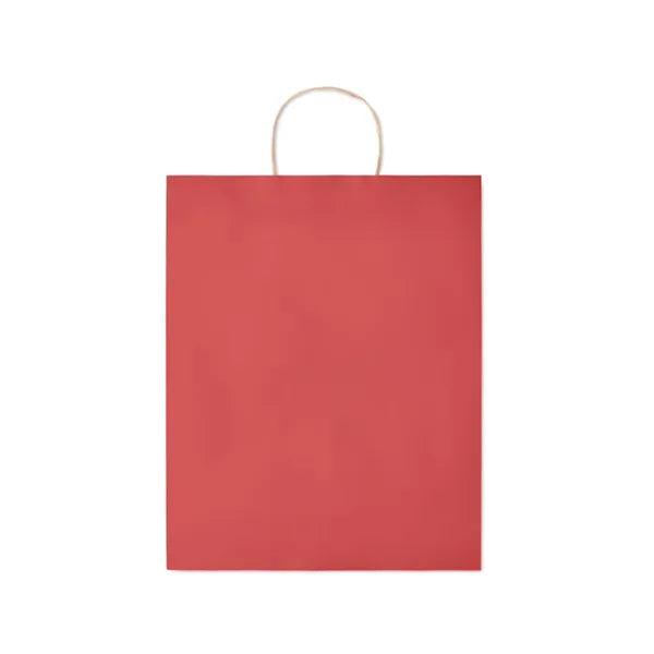 Grote papieren geschenktas 90 gr/m², Rood - 196174