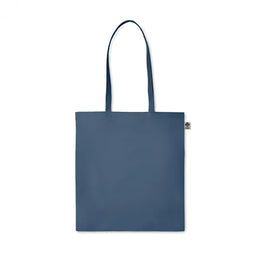 draagtas boodschappentas biologisch katoen blauw 196189
