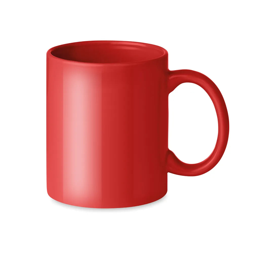 Klassieke keramische mok 300 ml, Rood - 196208