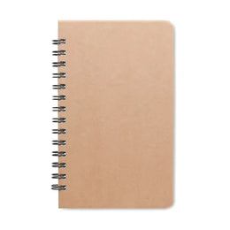 Notitieboek met pijnboomzaden, Bruin - 196225