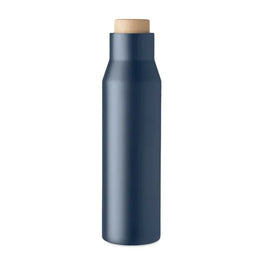 Dubbelwandige thermosfles 500 ml van RVS met vacuümisolatie, Blauw - 196288