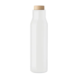 Dubbelwandige thermosfles 500 ml van RVS met vacuümisolatie, Wit - 196288
