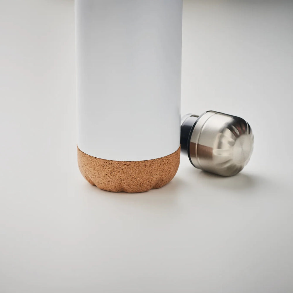 drinkfles roestvrijstaal 500ml wit detail foto 196313