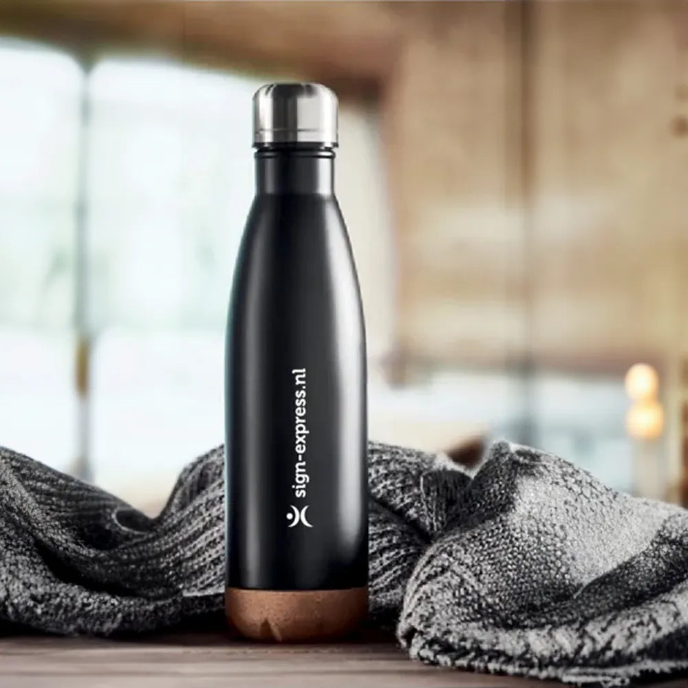 drinkfles roestvrijstaal 500ml zwart sfeer foto2 196313