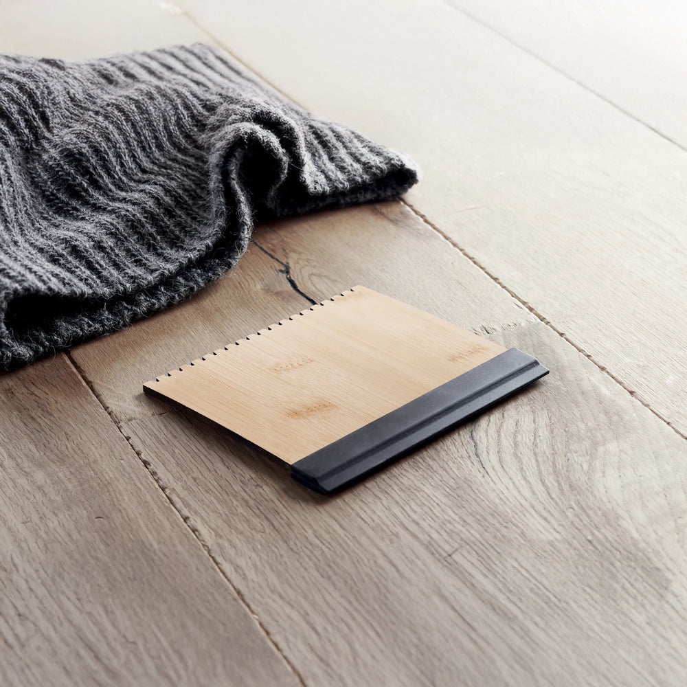 bamboe ijskrabber met rubberen rand sfeer 196326