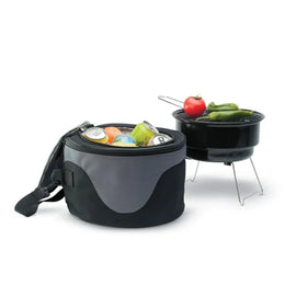 Koeltas van 3 liter met mini-barbecue sfeerbeeld, Grijs en zwart - 196387