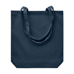 Canvas Boodschappentas met Lange Hengsels | Navy