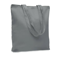 Canvas Boodschappentas met Lange Hengsels | Grijs