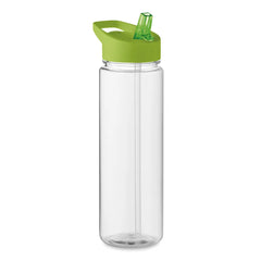 Essentix RPET Drinkfles met Flip-Top Rietje – 650 ml - Groen
