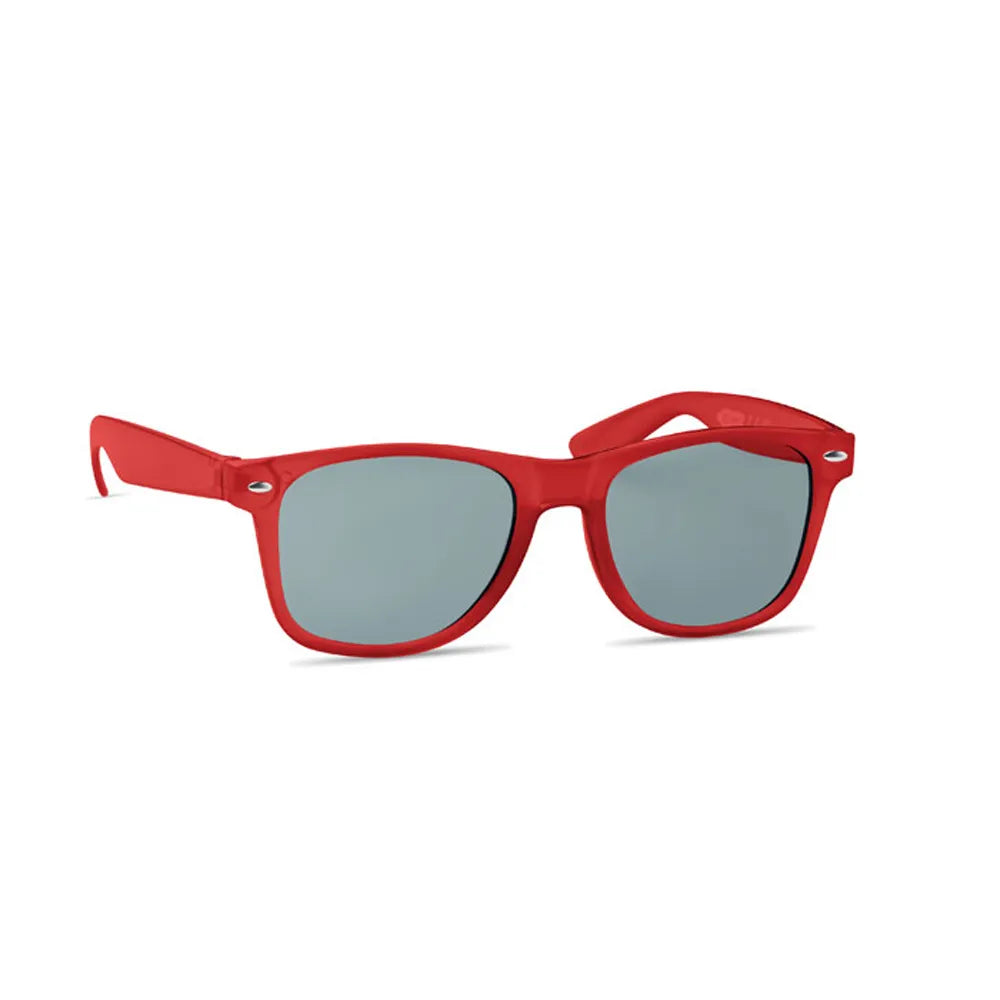 Zonnebril met rPET-montuur en UV400, Rood - 196531