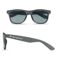 Zonnebril met RPET montuur en UV400 bescherming bedrukken - Grijs