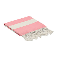 Hammam of Strandlaken van Gerecycleerde Stoffen – 75x150 cm - Rood