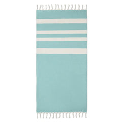 Hammam of Strandlaken van Gerecycleerde Stoffen – 75x150 cm - Turquoise