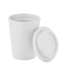 Dubbelwandige Beker 300 ml van PP - Wit