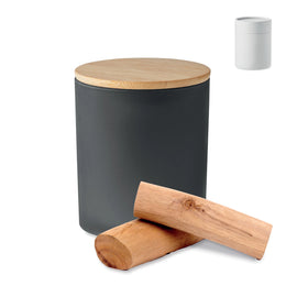 geurkaars large 280gr zwart sfeer foto 196621