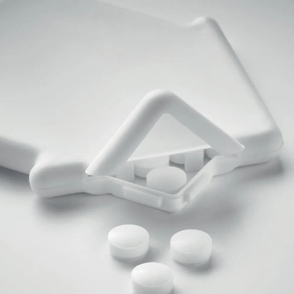 huisvormige pepermuntdispenser- compact en bedrukbaar promotieartikel sfeer foto 196636