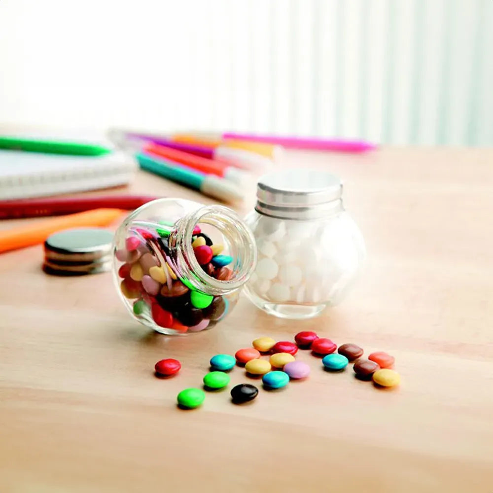 chocky glazen potje met chocolade bedrukbaar relatiegeschenk sfeer foto 196640