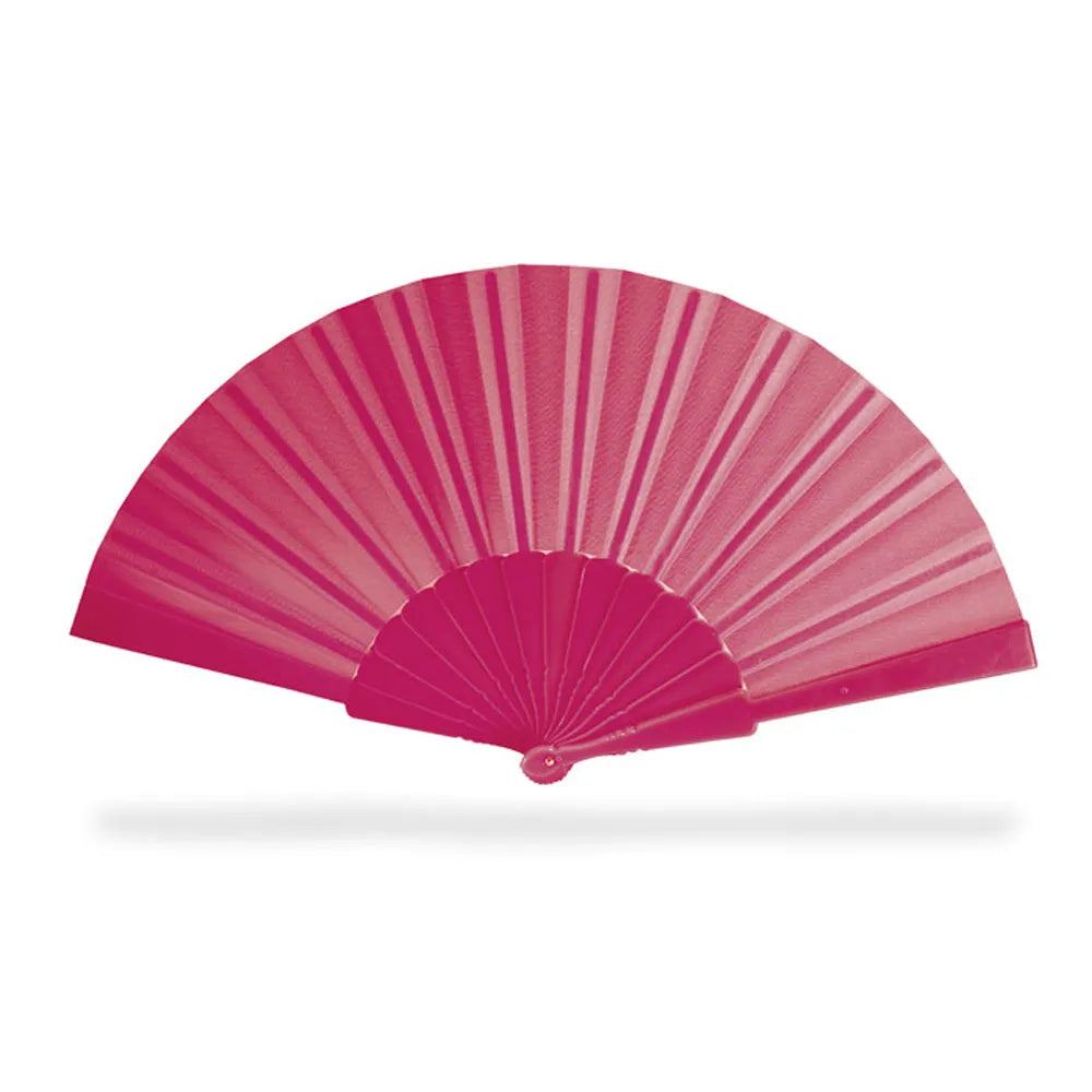 ABS handwaaier in kleur, Fuchsia - 196733