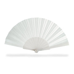 ABS handwaaier in kleur - Wit