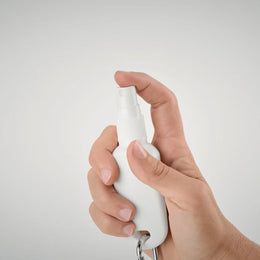 Zonnebrand spray spf25 met karabijnhaak detail 196789