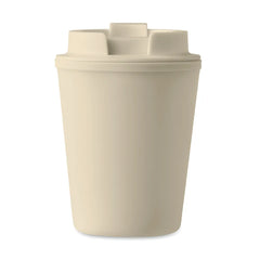 Dubbelwandige Beker 300 ml van Gerecycled PP - Beige