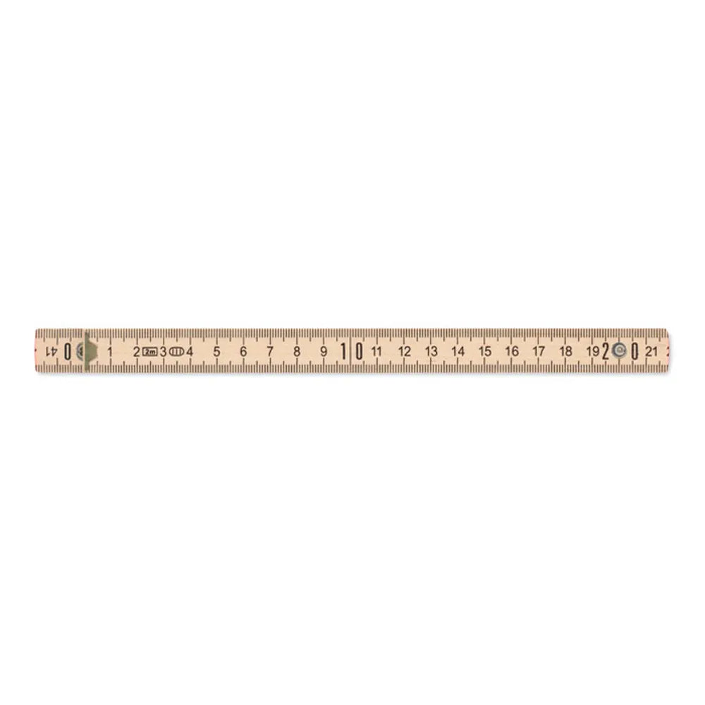 Houten duimstok 2 meter met eigen logo