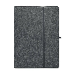 feltnote a4 conferentiemap van rpet vilt met notitieblok 196985