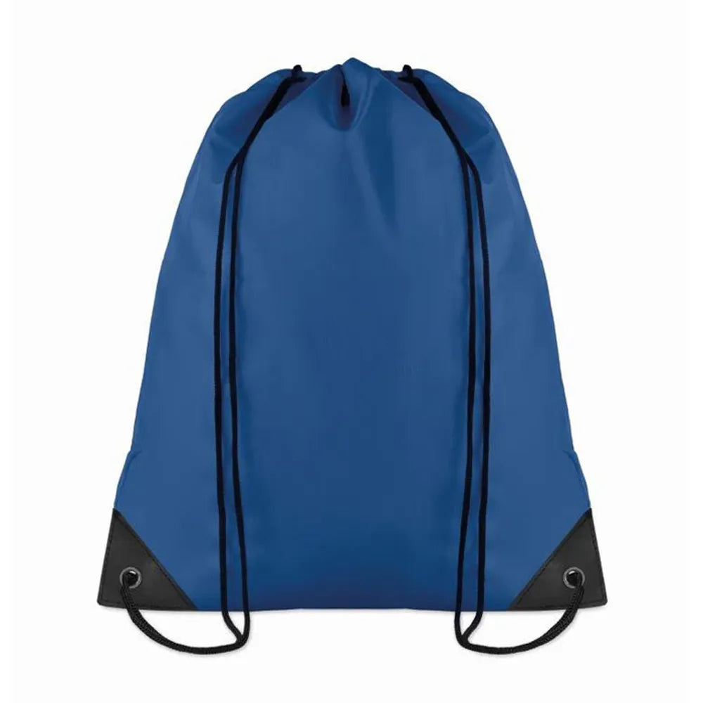 Polyester rugzakje met koordsluiting, Blauw - 197208