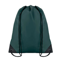 Polyester rugzakje met koordsluiting - Fles Groen