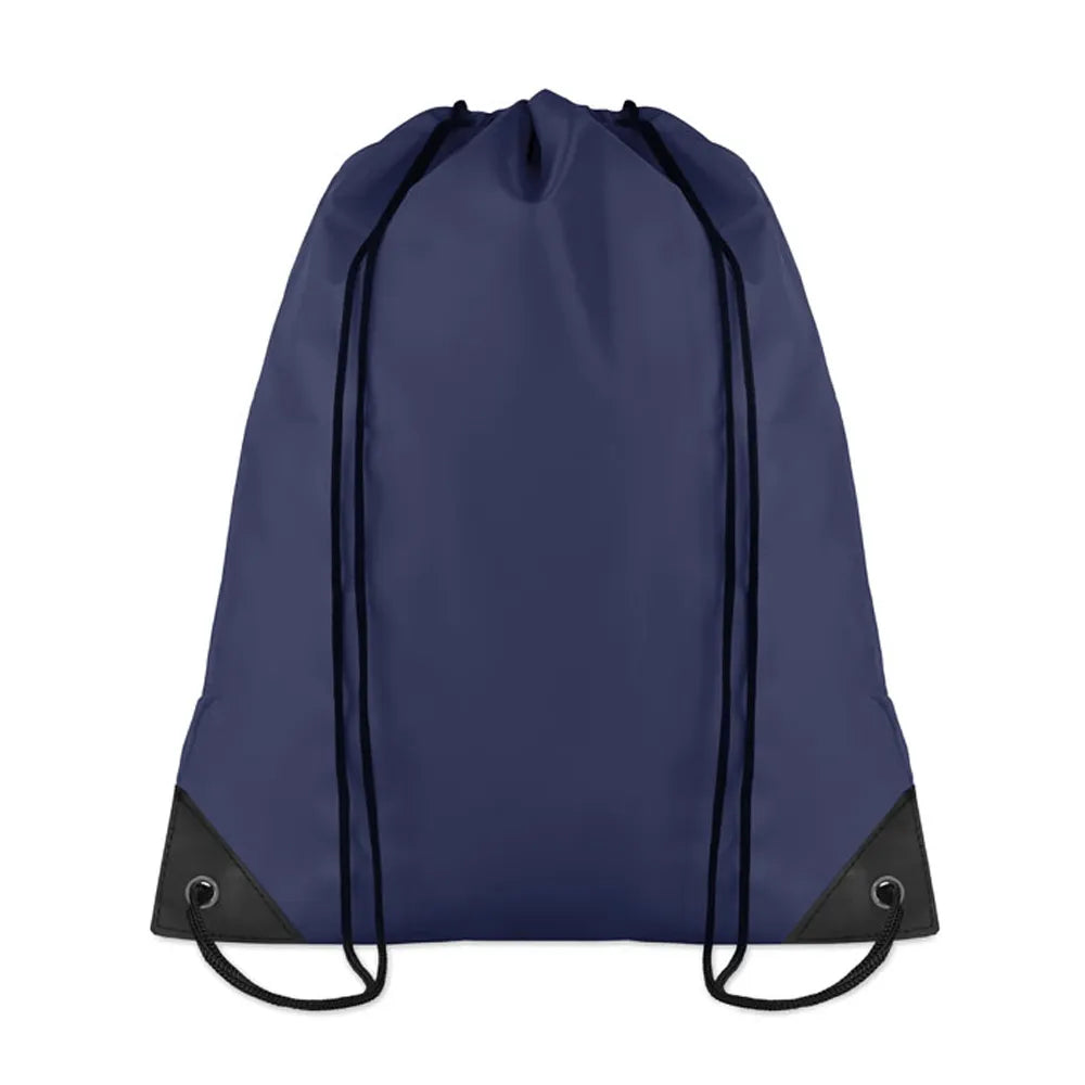 Polyester rugzakje met koordsluiting, Marineblauw - 197208