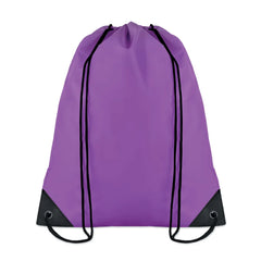 Polyester rugzakje met koordsluiting - Paars