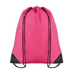 Polyester rugzakje met koordsluiting - Roze