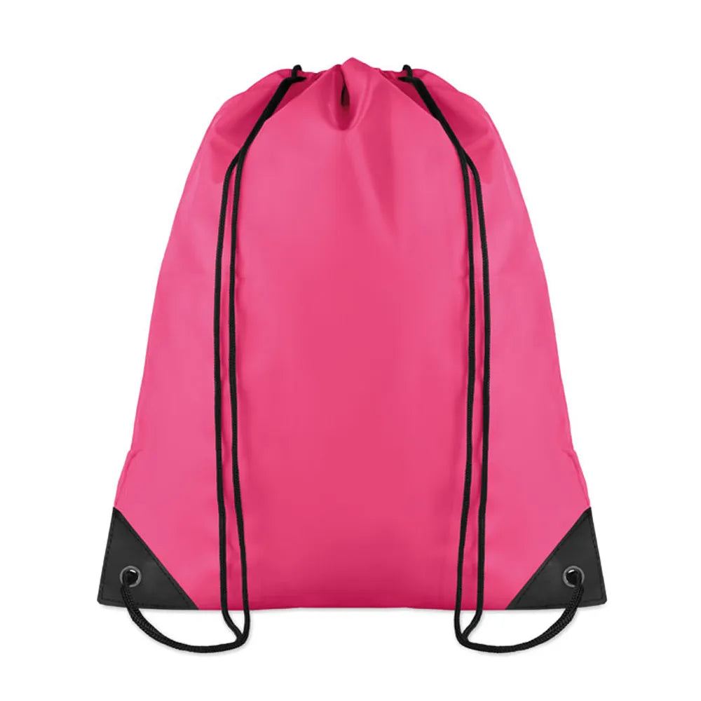rugzak shoop met koord polyester roze 197208