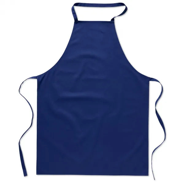 Katoenen keukenschort 80 g/m², Donkerblauw - 197251