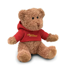 Pluche Teddybeer in Sweater met Capuchon - Rood