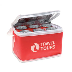 Compacte Koeltas met Aluminiumfolie - Rood