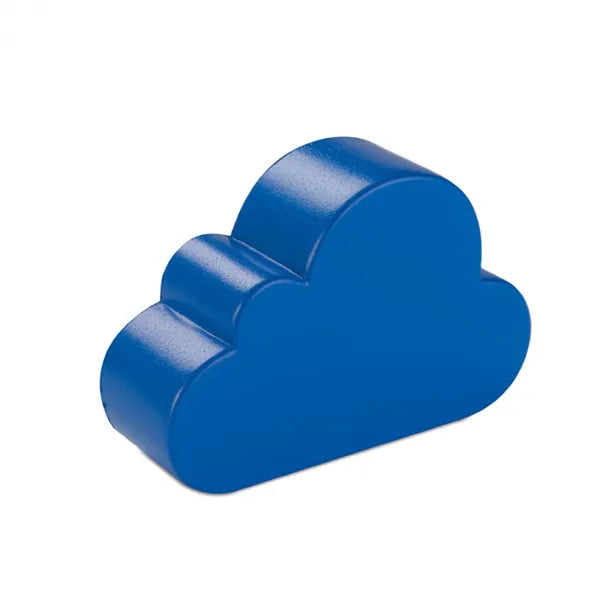 anti stress figuur wolk pu foam blauw 197983