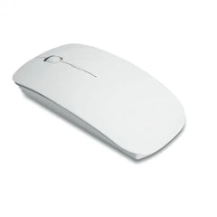 Draadloze optische muis van glanzend ABS - Wit
