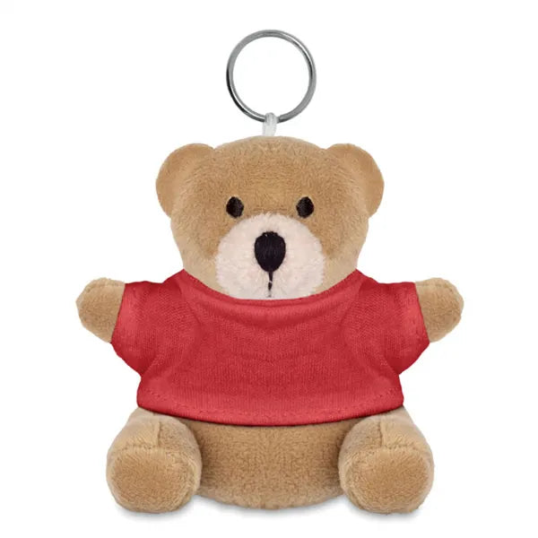 sleutelhanger teddy beer t shirt rood 198253