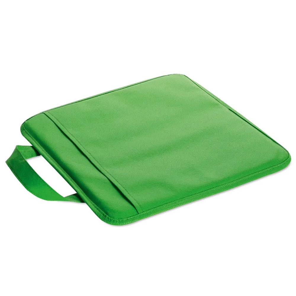 Non-woven stadionkussen met opbergvak, Groen - 198272